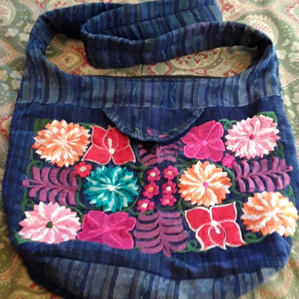 Boho embroiderd bag